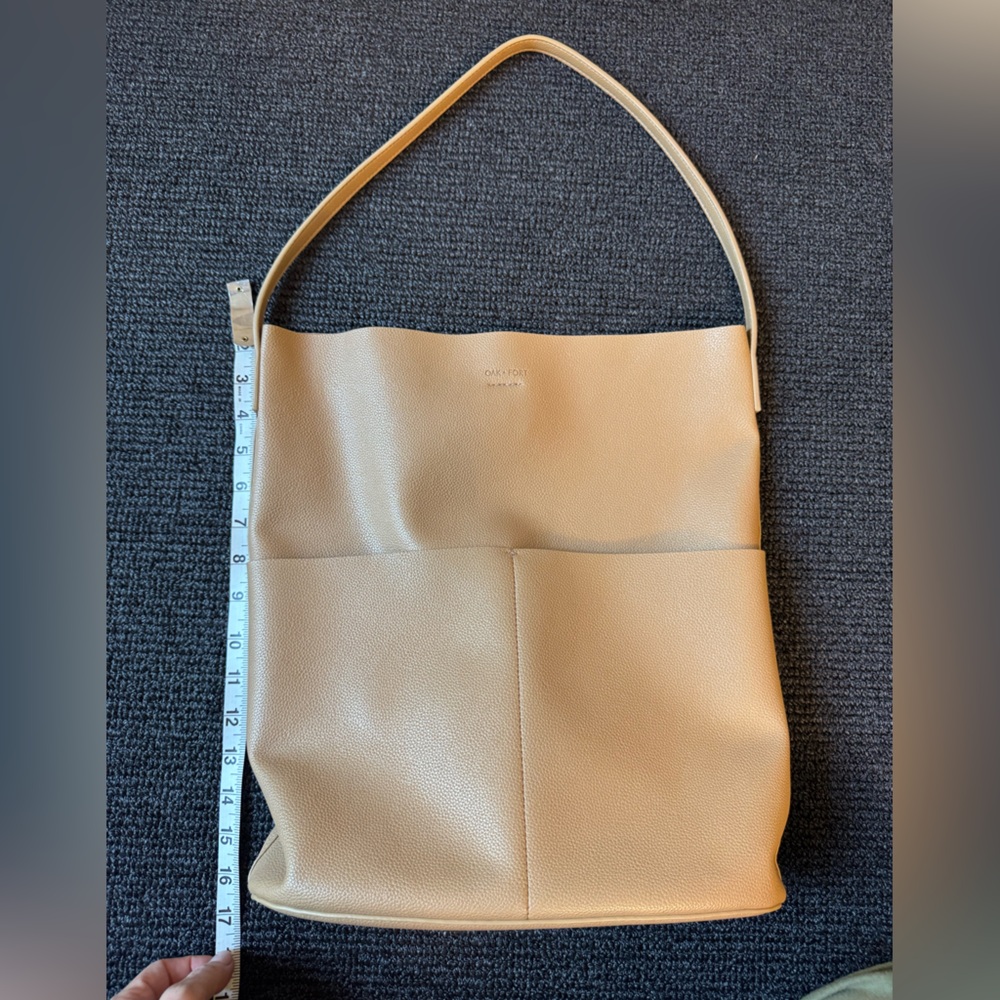 Oak + Fort Tan Shoulder Bag